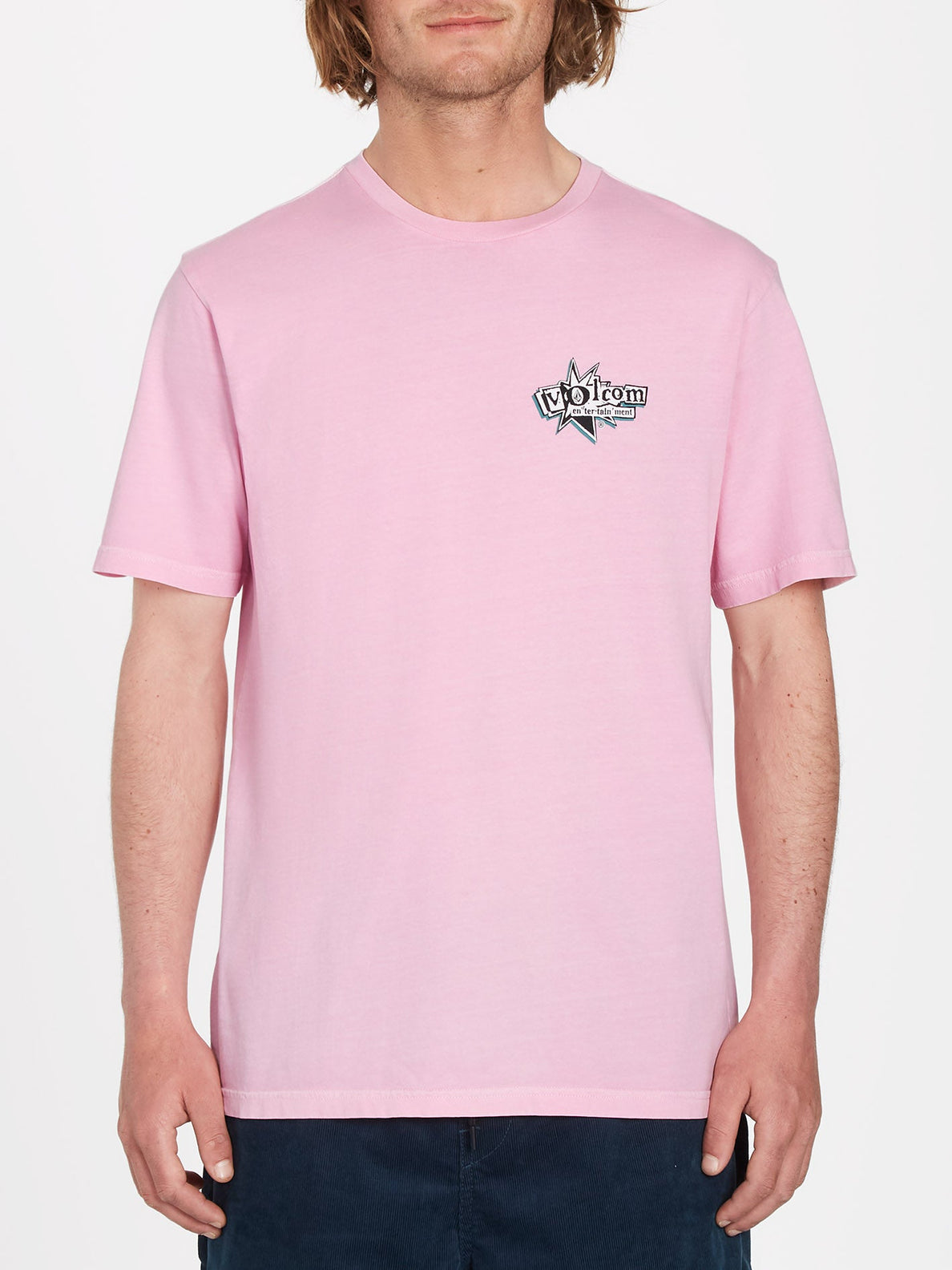 V Entertainment T-shirt - REEF PINK (A5212301_RFP) [B]