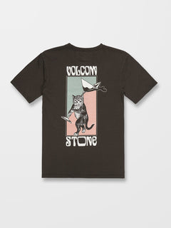 Feline T-shirt - RINSED BLACK (A5212303_RIB) [3]