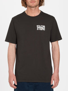 Feline T-shirt - RINSED BLACK (A5212303_RIB) [B]
