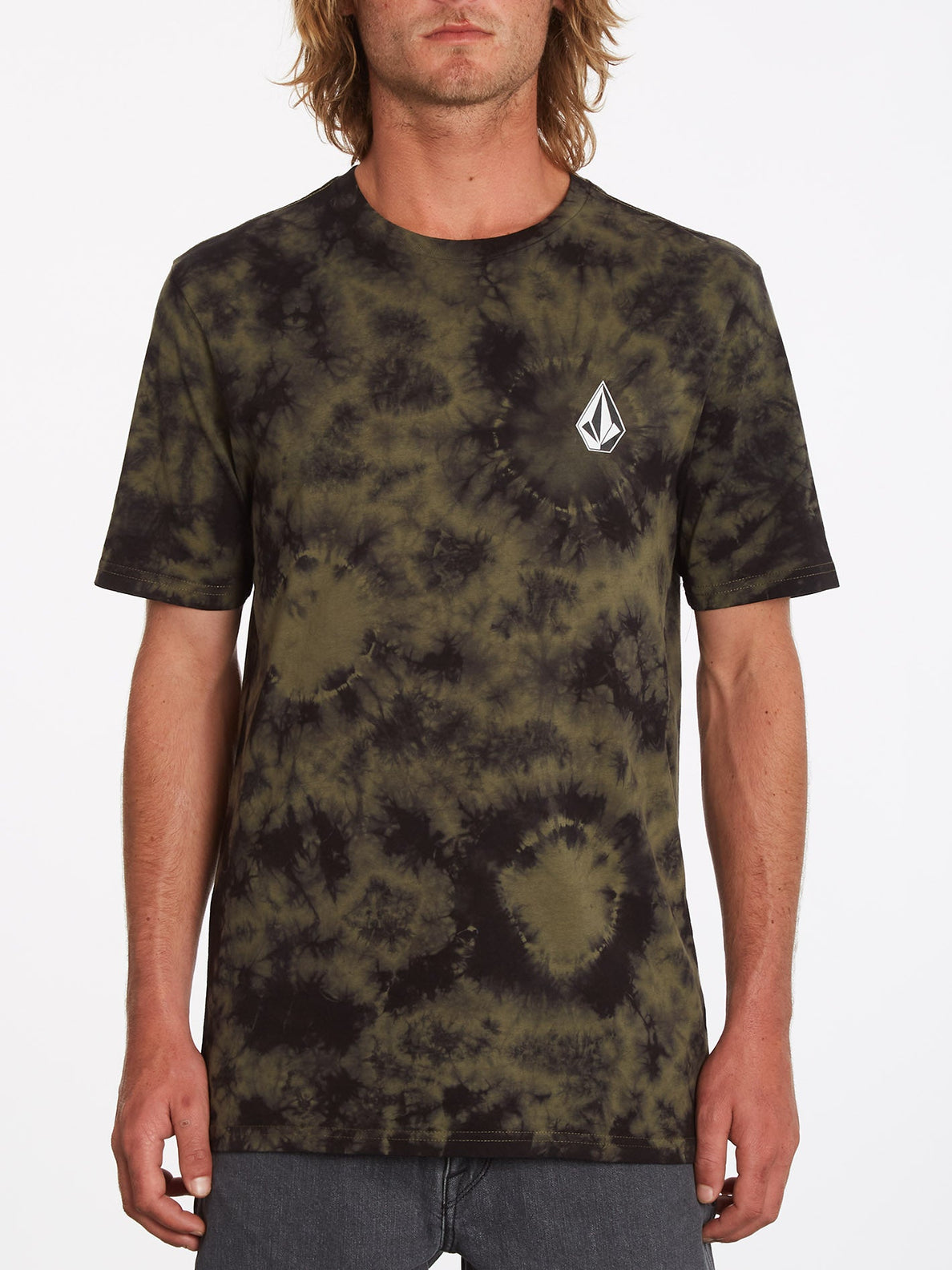 Iconic Stone T-shirt - MILITARY (A5232200_MIL) [F]