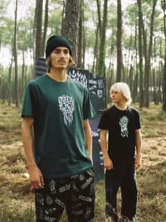 Vaderetro 2 T-shirt - CEDAR GREEN
