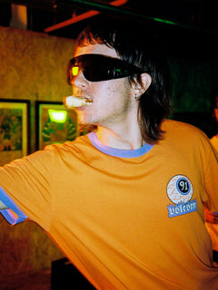 Nando Von Arb Ringer T-Shirt - CARROT