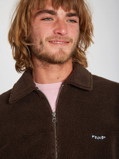 Edwart Sherpa Jacket - DARK BROWN (A5832201_DBR) [10]