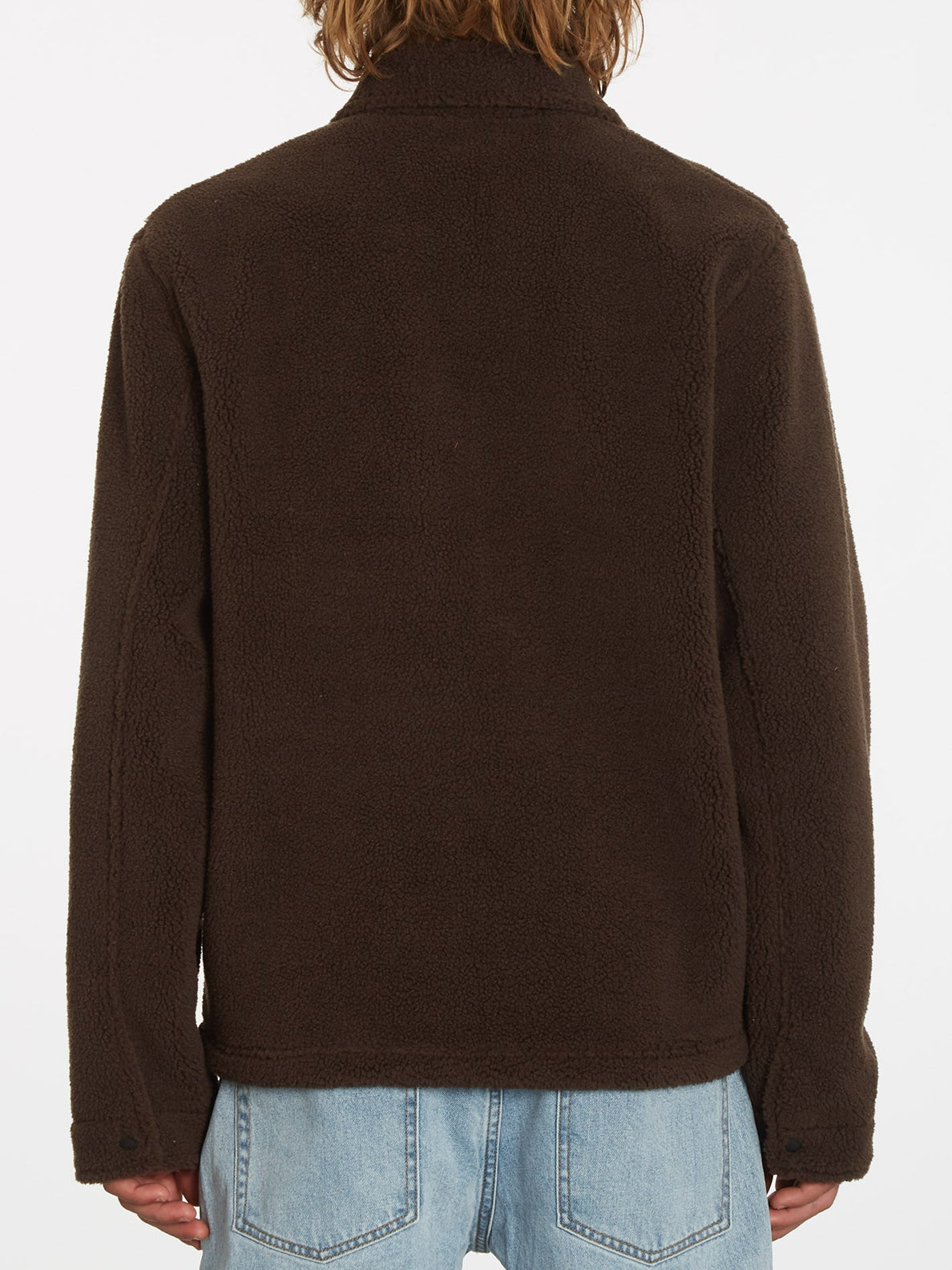 Edwart Sherpa Jacket - DARK BROWN (A5832201_DBR) [B]