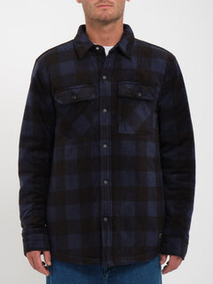 BOWERED FLEECE LS (A5832202_NVY) [F]