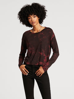 Be Easy Babe T-shirt - AUBURN (B0332100_AUB) [F]