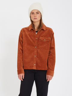 Sha Lala Shacket Over-shirt - MOCHA (B0532002_MOC) [F]