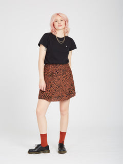 Dino Tea Skirt - DARK CLAY (B1412302_DCL) [2]
