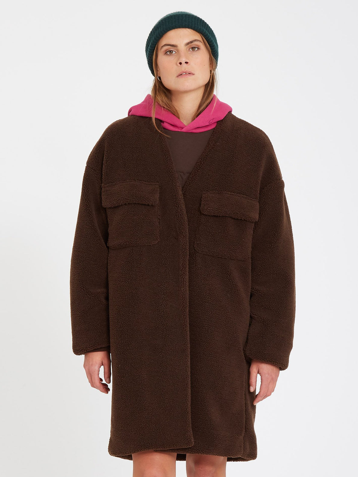 Eesypeesy Coat - DARK BROWN (B1732107_DBR) [F]