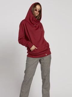 Walk On By High Neck Hoodie - Auburn (B3131810_AUB) [3]