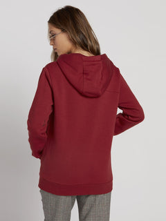 Walk On By High Neck Hoodie - Auburn (B3131810_AUB) [B]