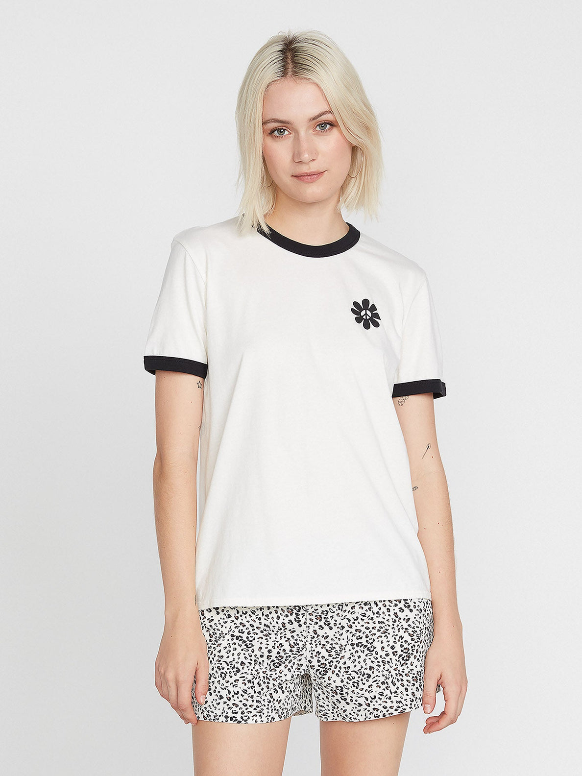 Truly Ringer T-shirt - STAR WHITE (B3532202_SWH) [B]
