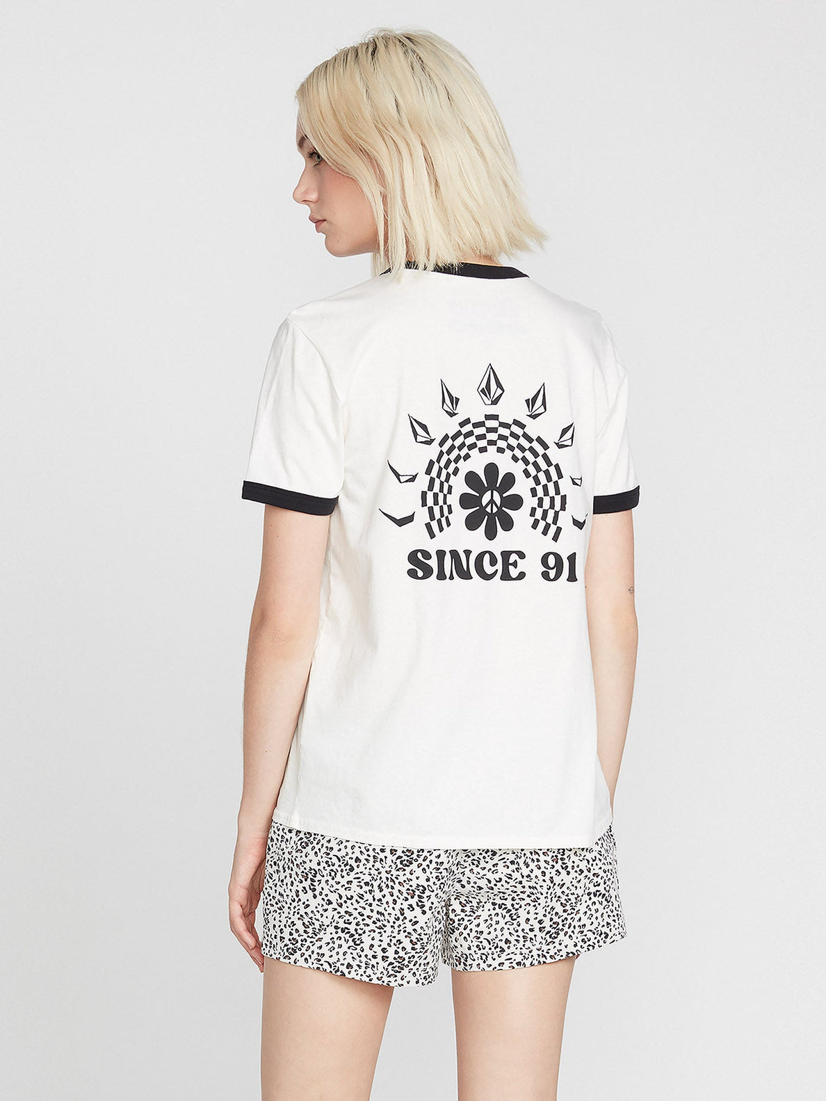Truly Ringer T-shirt - STAR WHITE (B3532202_SWH) [F]