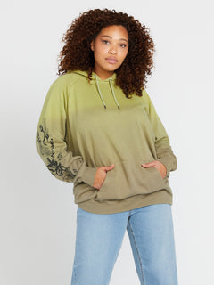 Dede Brushed Back Hoodie - ISLAND GREEN