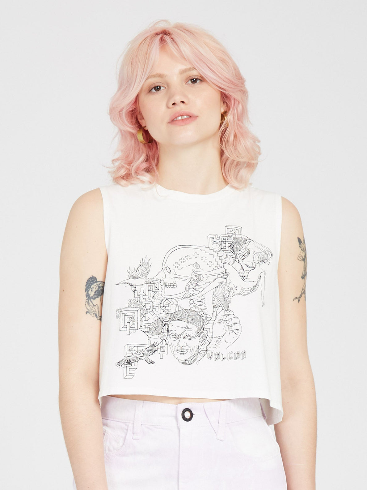 Ed Merlin Murray Tank Top - STAR WHITE (B4512304_SWH) [F]
