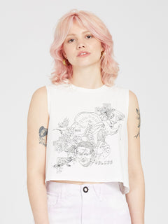 Ed Merlin Murray Tank Top - STAR WHITE (B4512304_SWH) [F]