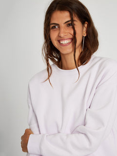 Stone Heart Sweatshirt - Lavender (B4612105_LAV) [F]