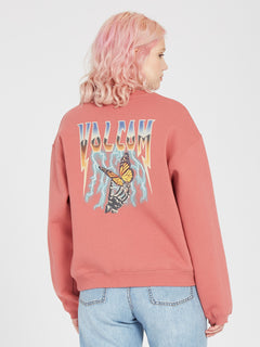 Lookeeing For Sweatshirt - ROSEWOOD (B4612304_ROS) [F]