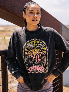 Stone Magic Sweatshirt - BLACK
