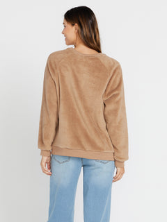 Pheelin Phine Sherpa Sweatshirt - MOCHA