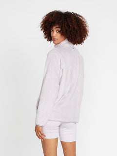 Pheelin Phuzzy Zip Sweatshirt - LAVENDER (B4832100_LAV) [B]