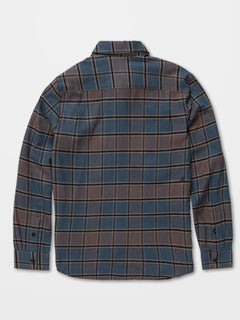 Caden Plaid Shirt - MARINA BLUE - (KIDS) (C0532203_MRB) [B]