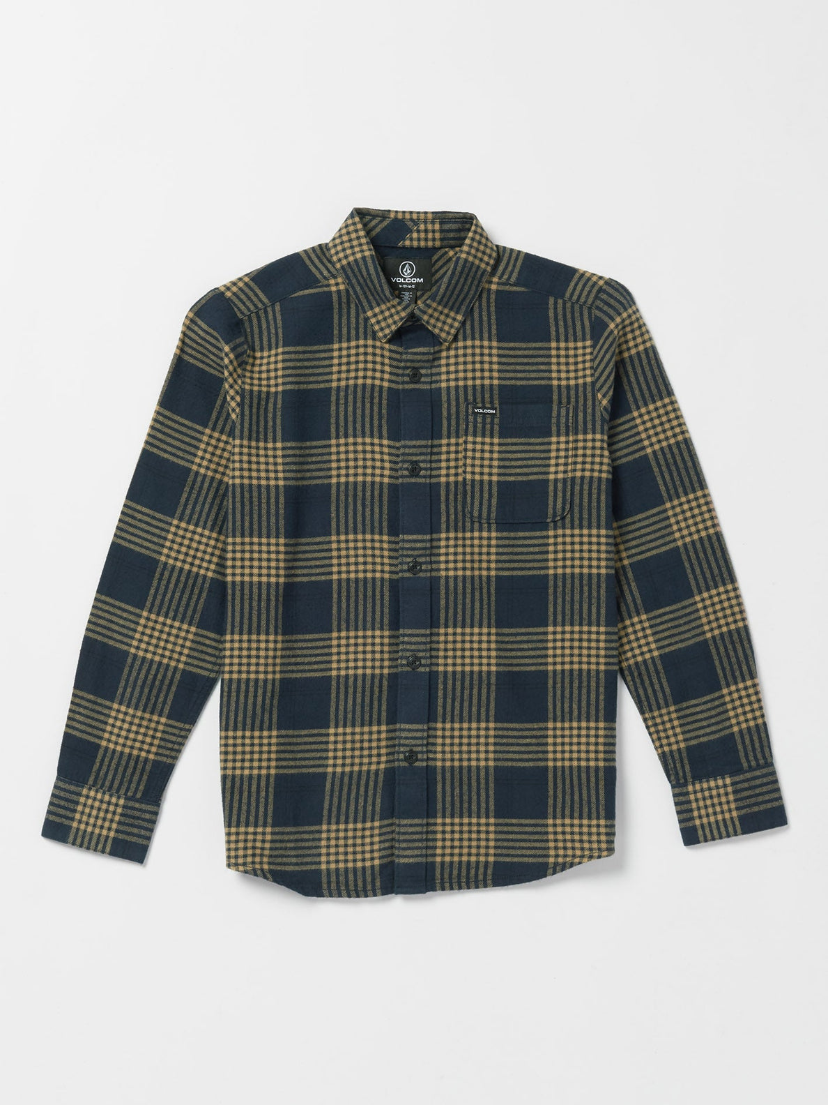 CADEN PLAID LS (C0532303_NVY) [F]