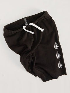 ICONIC STONE FLEECE SHORT (C1032102_BLK) [2]