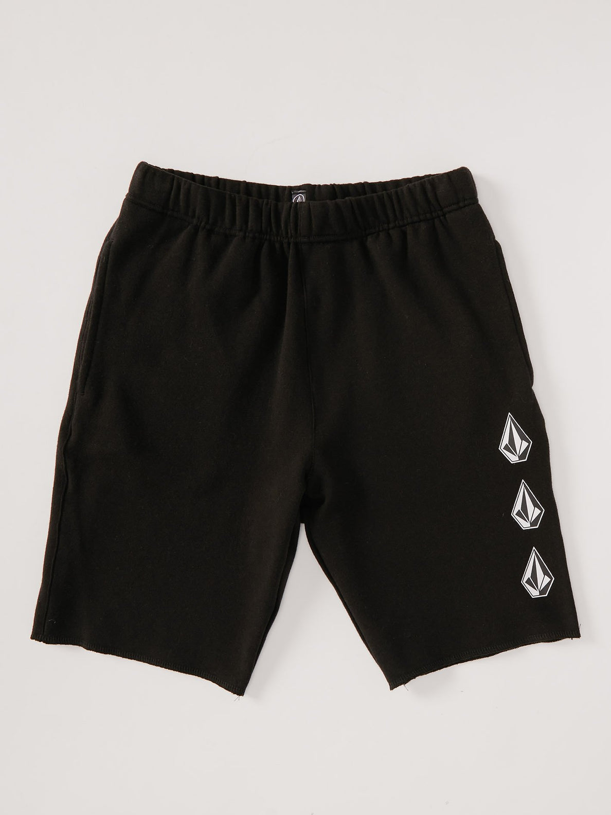 ICONIC STONE FLEECE SHORT (C1032102_BLK) [F]