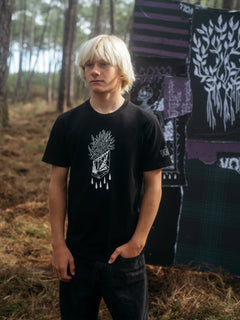 Vaderetro T-shirt - BLACK - (KINDER)