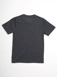 Stamp Divide T-Shirt - Heather Black (Kinder)