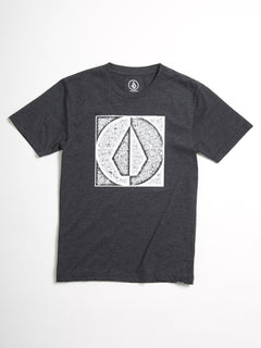 Stamp Divide T-Shirt - Heather Black (Kinder)