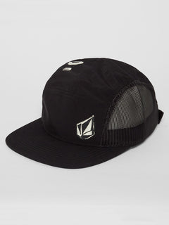 Stone Clipping Cheese Cap - Black (D5512106_BLK) [F]