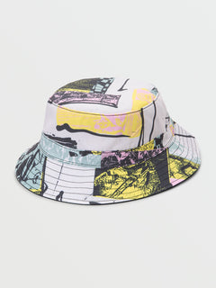 Volcom Ent Flyer Bucket Hat (Reversible) - BLACK COMBO (D5512301_BLC) [1]