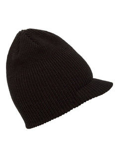 FULL STONE VISOR BEANIE (D5832001_BLK) [F]