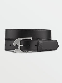 Skully Leather Belt - BLACK (D5932100_BLK) [F]
