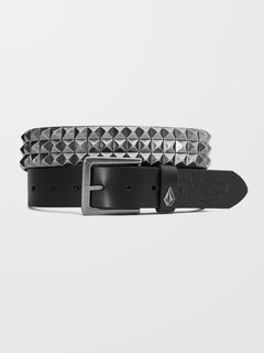 V ENT LEATHER BELT (D5932300_BLK) [F]