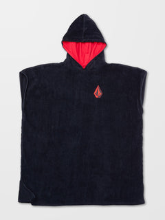 Surf Vitals J Robinson Changing Poncho - BLACK (D6712300_BLK) [F]