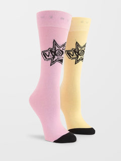 Volcom Ent Socks - REEF PINK (E6312300_RFP) [F]