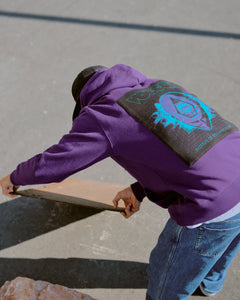 Featured Artist Max Loeffler Sweatshirt - VIOLET INDIGO