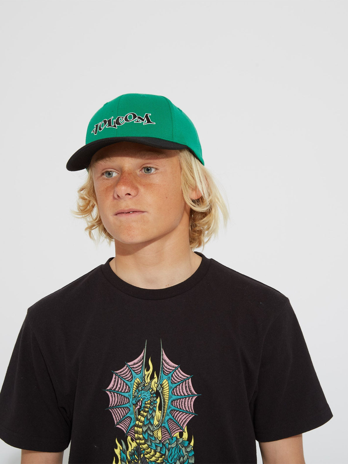 Demo Flexfit Kappe SYNERGY GREEN Kinder Volcom Schweiz