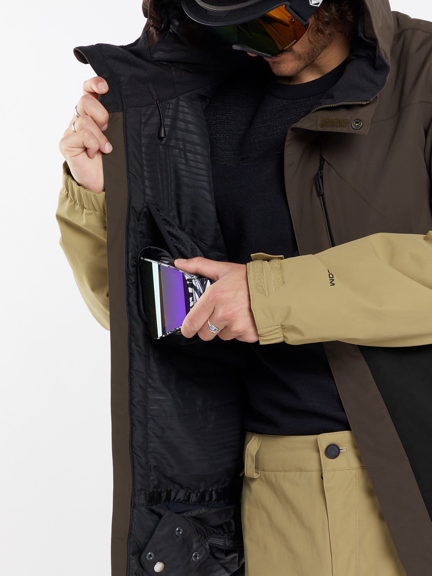 L Insulated Gore-Tex Jacke - BROWN - Herren - Volcom Schweiz