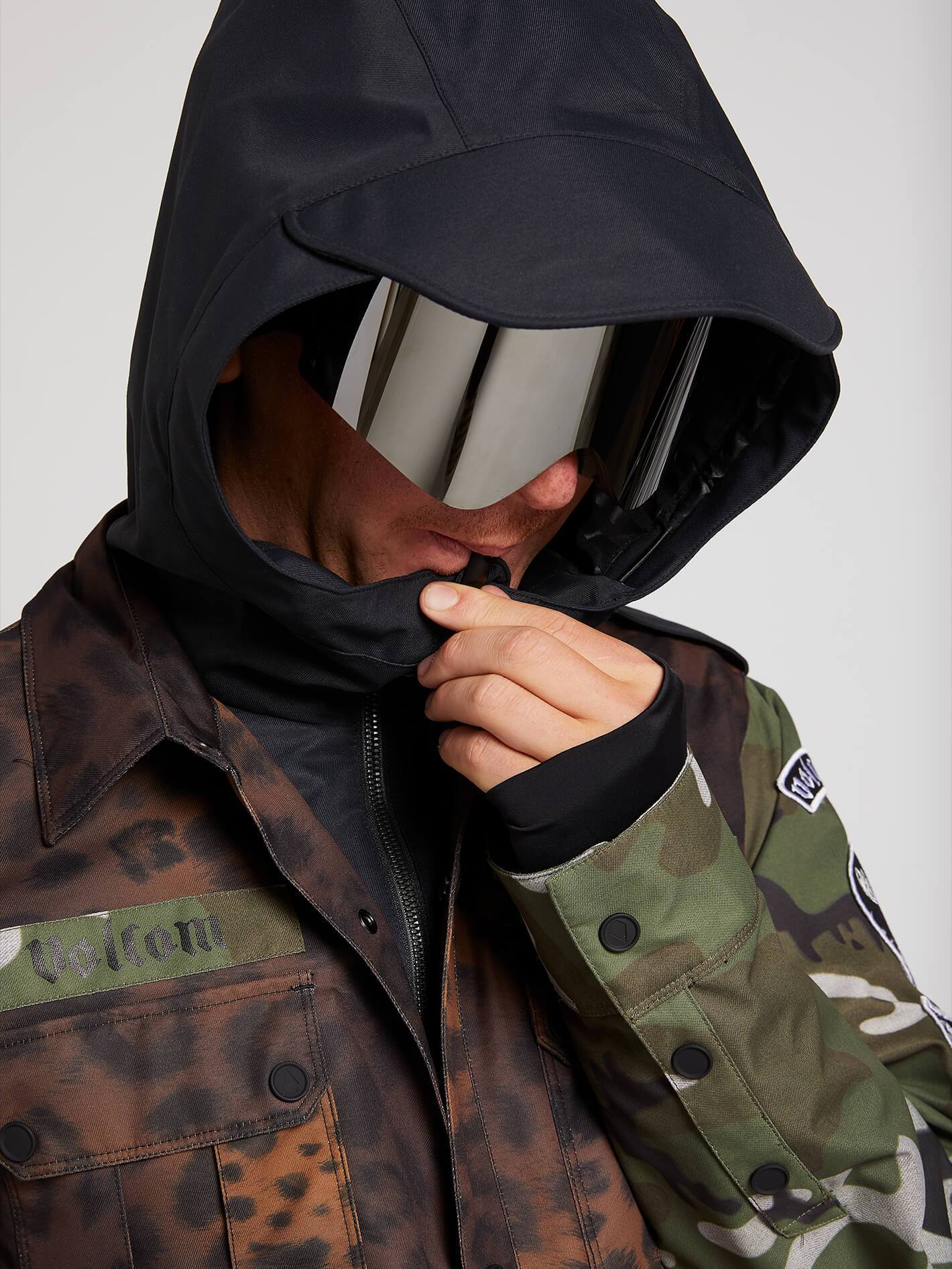 Creedle2Stone Jacket Snowboardjacke BLACK Switzerland