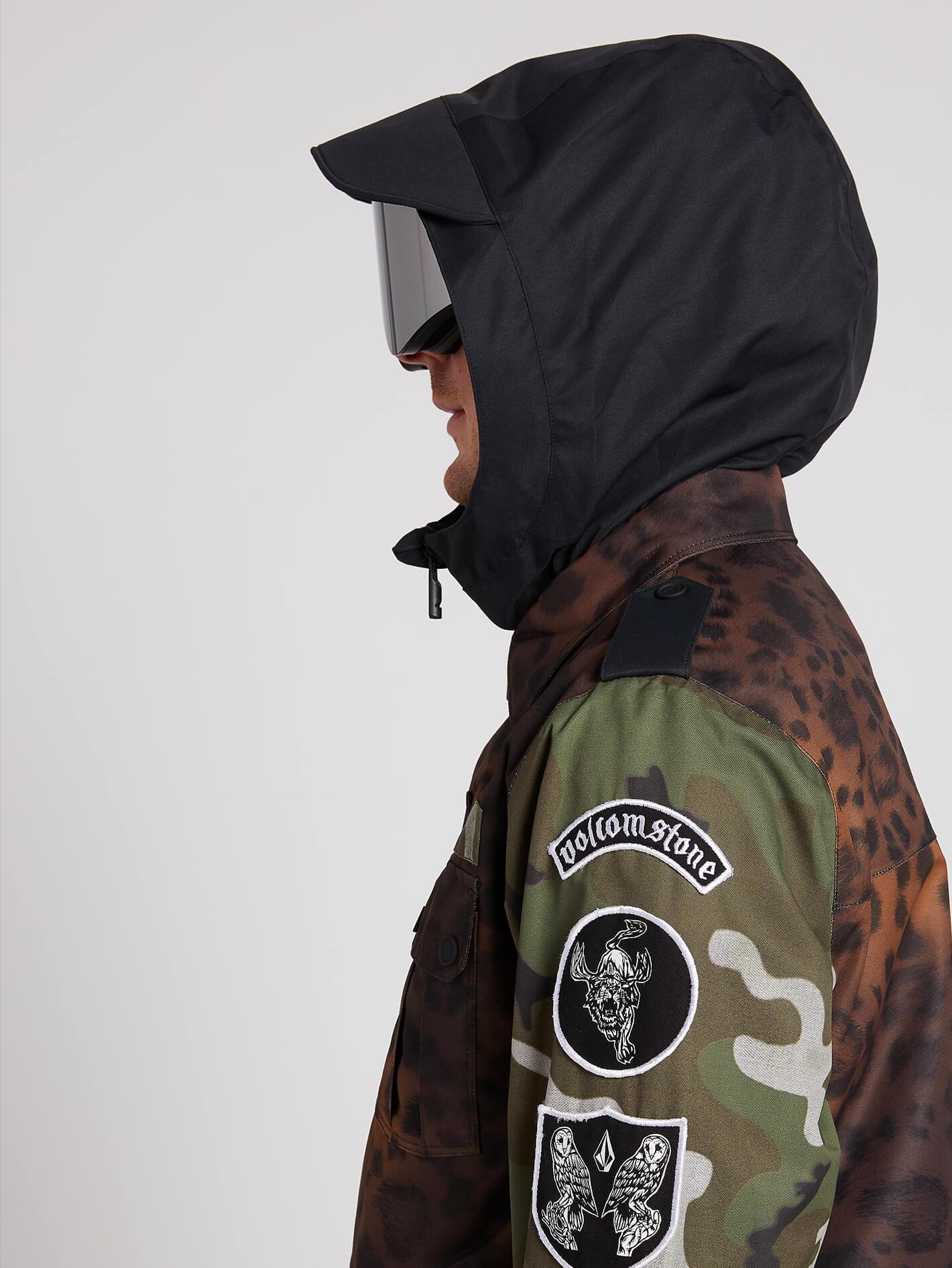 Creedle2Stone Jacket Snowboardjacke BLACK Switzerland