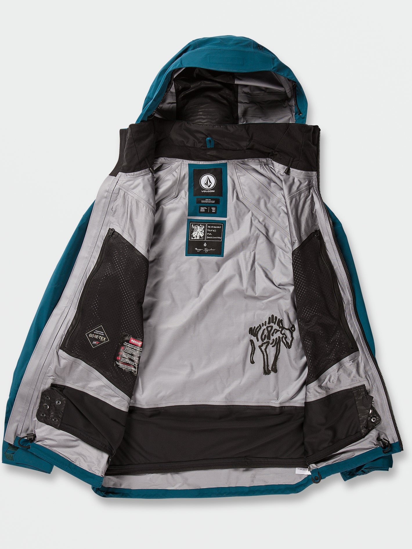 Guch Stretch Gore-Tex Jacket - Slate Blue | Volcom Switzerland