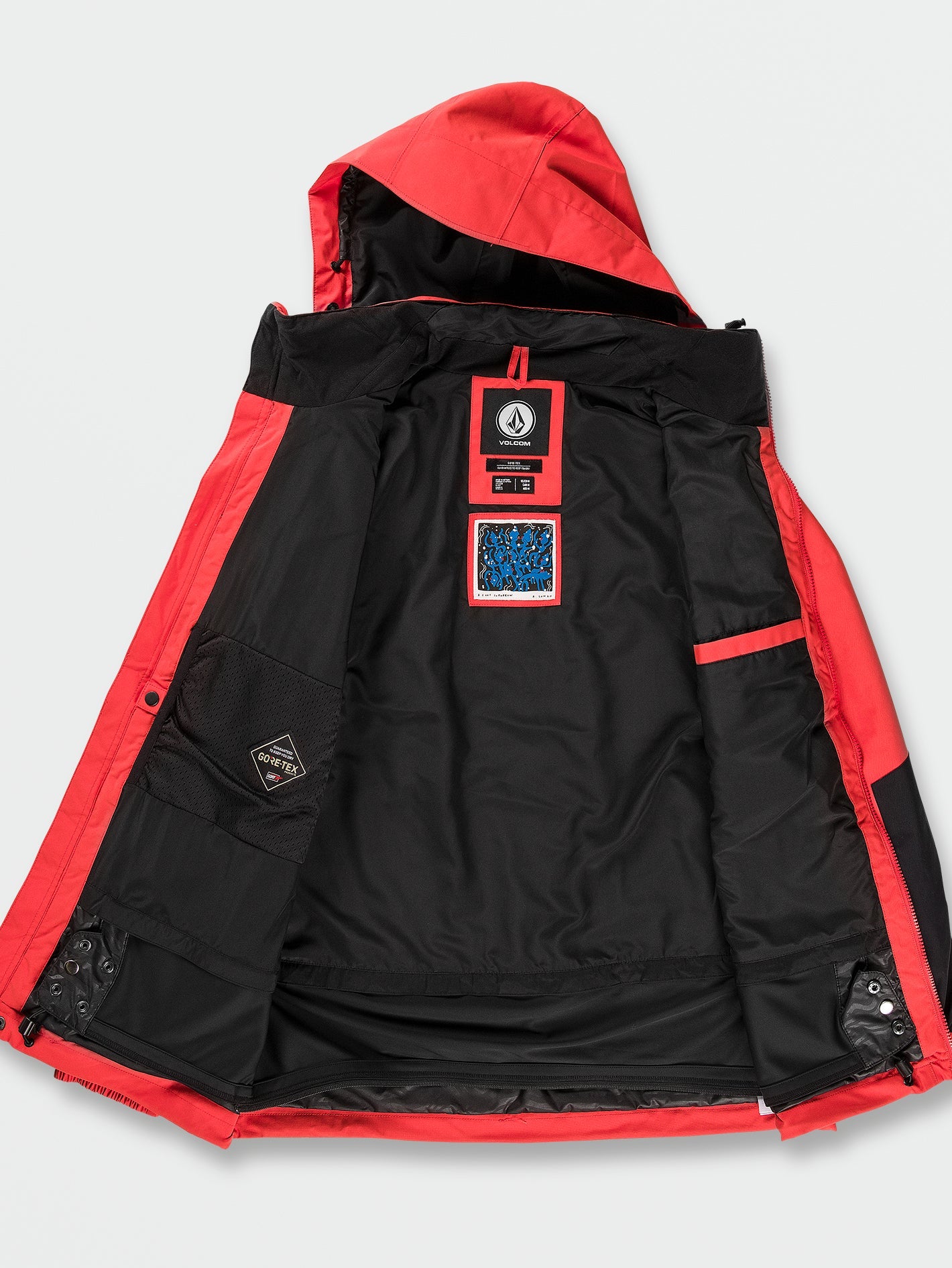 Longo Gore-Tex Jacket - Orange Shock | Volcom Switzerland