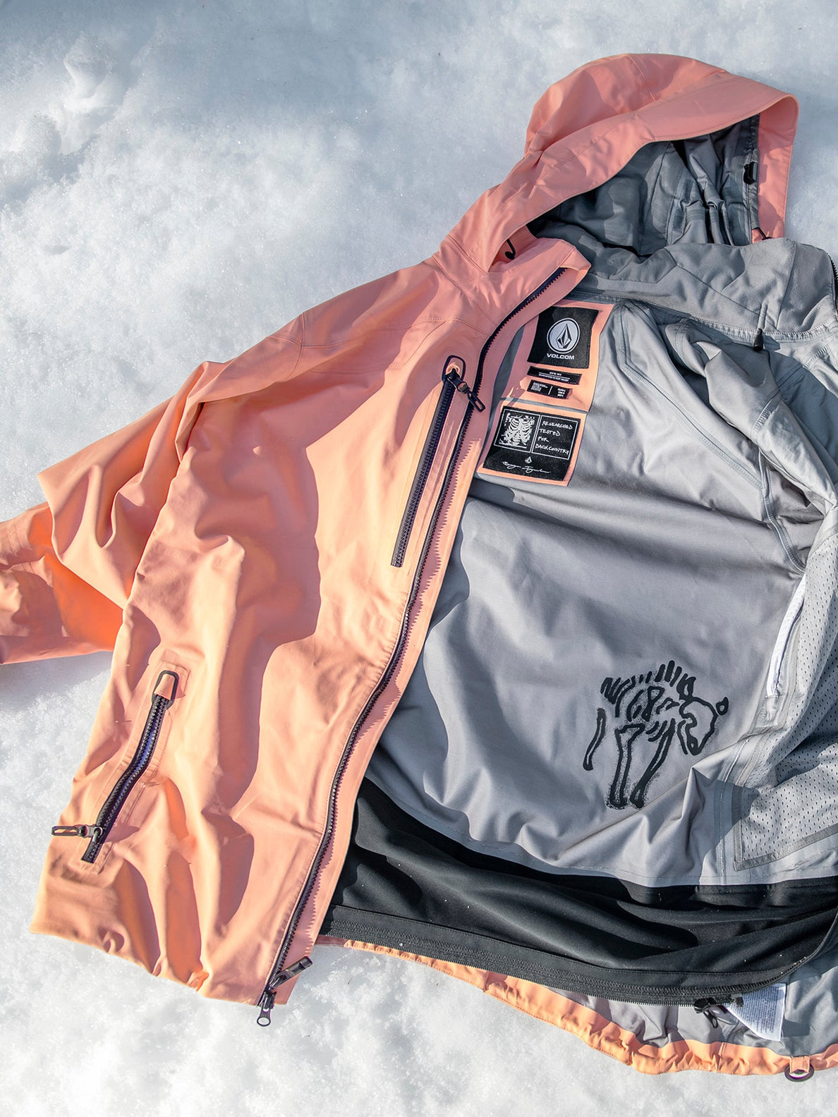 Guch Stretch Gore-Tex Jacke - PEACH