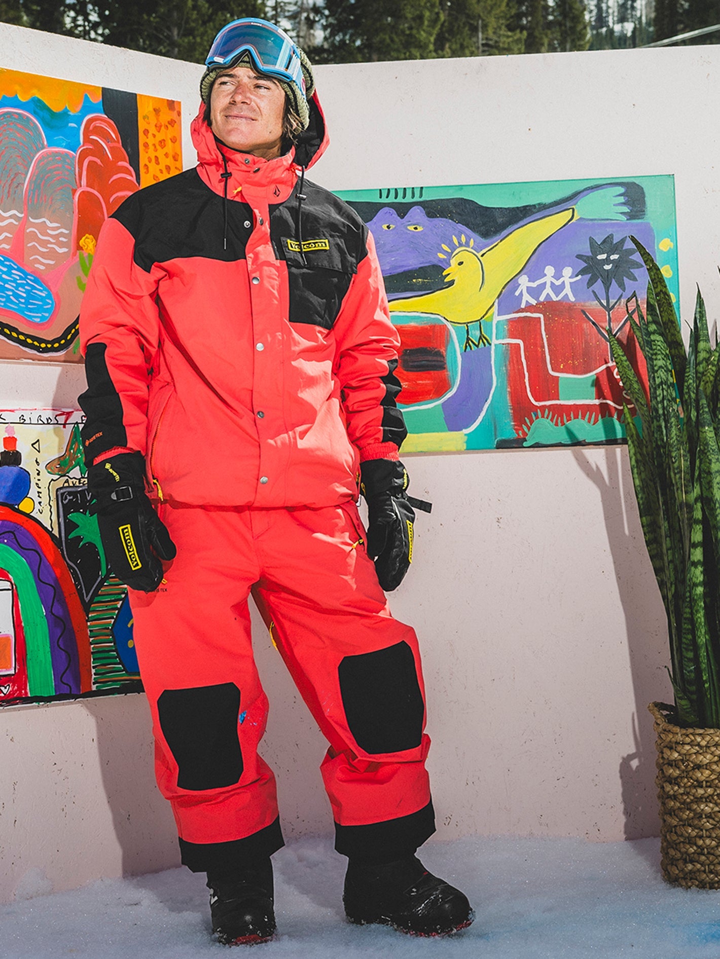 VOLCOM LONGO　GORE-TEX　WEAR Longo Gore-Tex Jacke - ORANGE - Herren - Volcom Schweiz