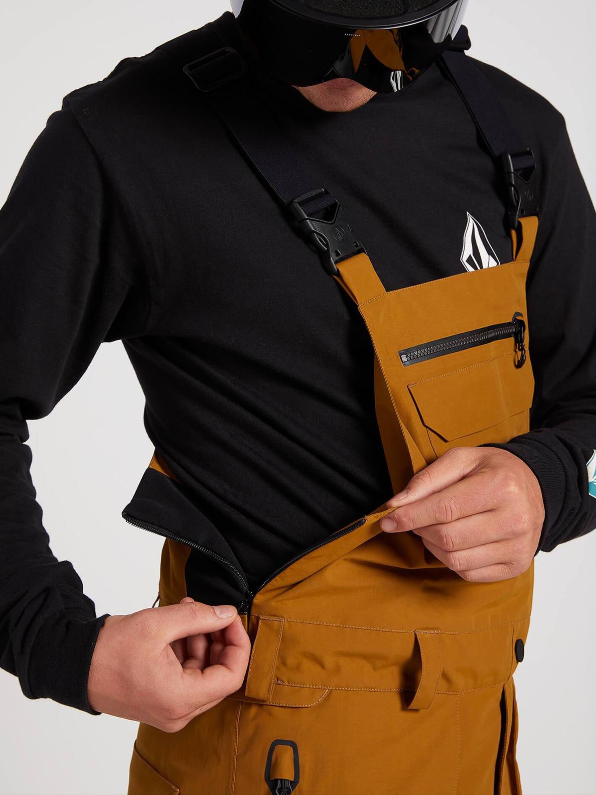 Rain GORE-TEX Bib Overall - Black Red (G1351902_BRD) [6]