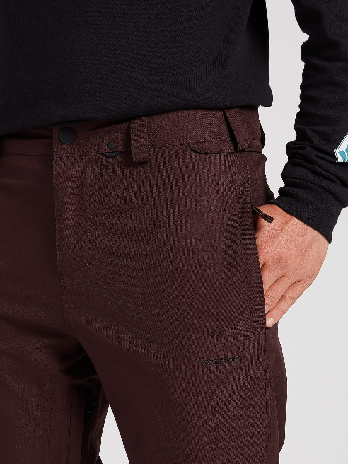 Freakin Snow Chino Pants - Black Red (G1351912_BRD) [1]
